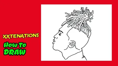 Drawing xxxtentacion | How to draw xxtenations easy - YouTube