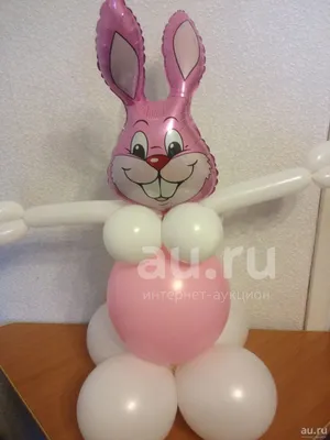 🎈 Фонтан из воздушных шаров Зайка 🎈: заказать в Москве с доставкой по  цене 5556 рублей