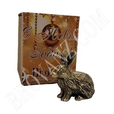 Заяц-ушастик - символ года 2023 - купить в интернет-магазине Brovanz