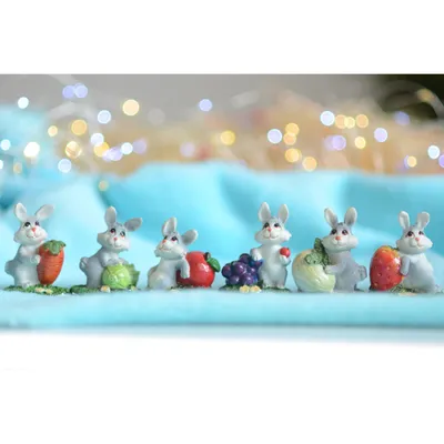 Сувенир заяц керамика подарок на новый год зайчата Год зайца Год кролика  ручная работа зайчики - купить по выгодной цене | AliExpress