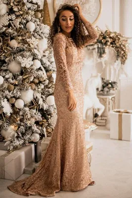 Закрытое вечернее платье в пол со шлейфом артикул 102356 цвет розовый👗  напрокат 2 900 ₽ ⭐ купить 19 900 ₽ в Нижнем Новгороде