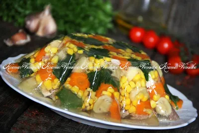 Заливное из курицы с овощами рецепт с фото пошагово - PhotoRecept.ru