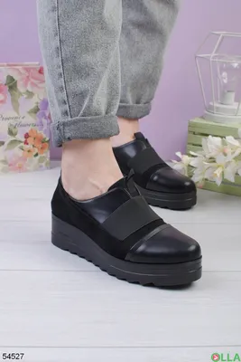 SHOES STYLE Лоферы замшевые туфли на платформе