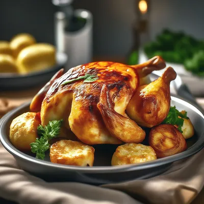 Датская запеченная курица с черным перцем — Modern family cook
