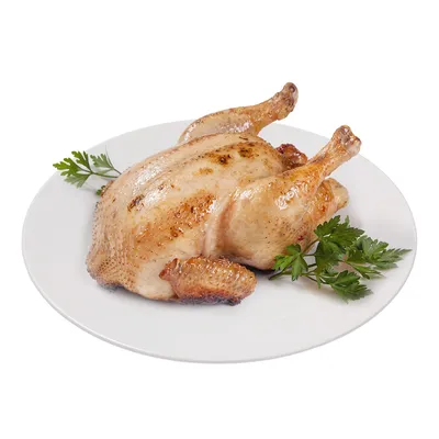 Запеченная курица с топленым маслом от Евгения Клопотенко