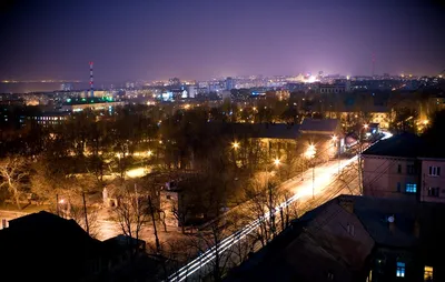 Вид из окна, ночное Запорожье. Город. Фотогалерея Лучшие фотоработы в  различных направлениях.