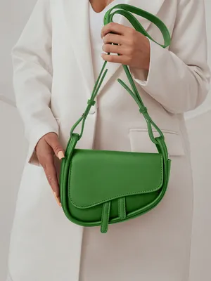 Сумка женская через плечо зеленая из экокожи Jils. Женская сумка  кросс-боди, маленькая, клатч, багет, седло, сумочка летняя - купить с  доставкой по выгодным ценам в интернет-магазине OZON (1063268636)