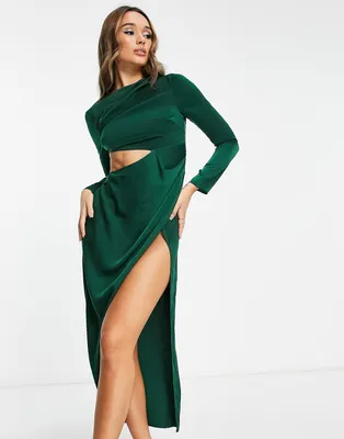 Купить вечернее платье 4675 green зеленого цвета по цене 31500 руб. в  Москве в интернет-магазине Принцесса