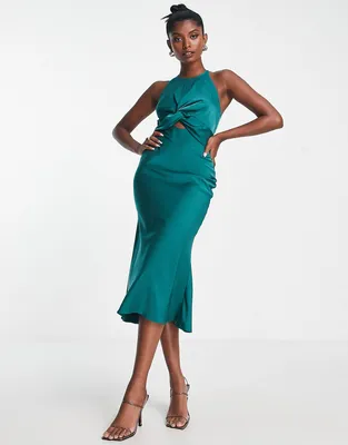 Элегантное зеленое вечернее платье YIDINGZS с блестками, официальное  вечернее платье макси без рукавов, длинное платье для выпускного вечера  16187 | AliExpress