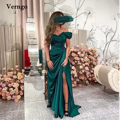 Вечернее зеленое шелковое платье миди с запахом и пышной юбкой  (ID#1694046390), цена: 1050 ₴, купить на Prom.ua