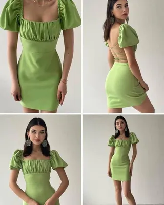 🎨 4 цвета! шикарное нарядное платье женское платье оливка зеленое платье  весна лето — цена 570 грн в каталоге Короткие платья ✓ Купить женские вещи  по доступной цене на Шафе | Украина #121836353