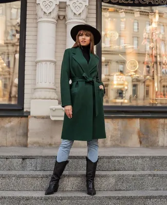Купить зеленое пальто «Vivaldi» 334к в Trendy Lady ru