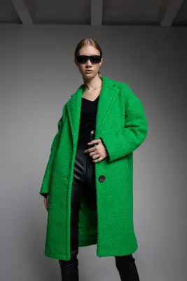 Пальто женское Incity 1.1.2.22.01.13.00947 зеленое M - купить в Москве,  цены на Мегамаркет