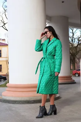 Пальто зеленое — Lior, акция действует до 27 ноября 2018 года | LeBoutique  — Коллекция брендовых вещей от Lior — 4760912