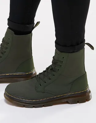 Мужские темно-зеленые ботинки от Dr. Martens, 6,726 руб. | Asos | Лукастик