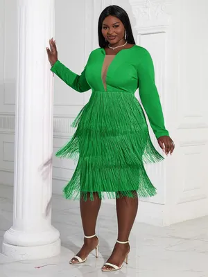 Зеленые платья