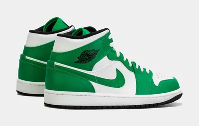 Jordan Air Jordan 1 Retro Mid Lucky Green Mens Lifestyle Shoes White Green  DQ8426-301 – Shoe Palace