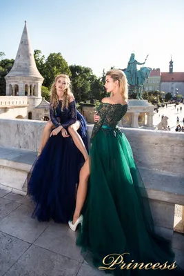 Купить зеленое вечернее платье в Москве - PrincessDress