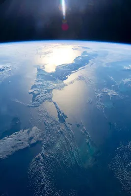 Просто красивые фото Земли от космонавта Олега Артемьева | Пикабу