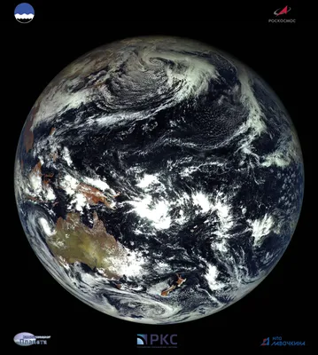 С нового российского космического аппарата «Электро-Л» №3 получен первый  снимок Земли — Российские космические системы