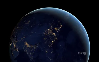 Планета земля ночью из космоса - 56 фото
