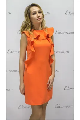 Платье с жабо, производитель Одесса, женская одежда оптом в  интернет-магазине citymoda.com.ua