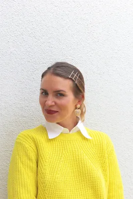 Neon Yellow Sweater - Fashion Blog Heartfelt Hunt by Marie Mehta