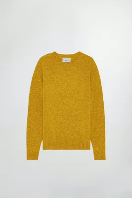 ASOS EDITION oversized crew neck knit sweater in buttermilk yellow | ASOS