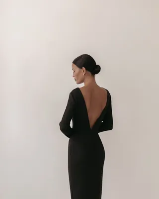 Вечерние платья с открытой спиной - фото новинок