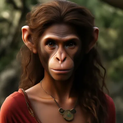 Женщина обезьяна фото