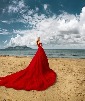 Дельфин Анжольра - Портрет женщины в красном платье., 60×74 см: Описание  произведения | Артхив