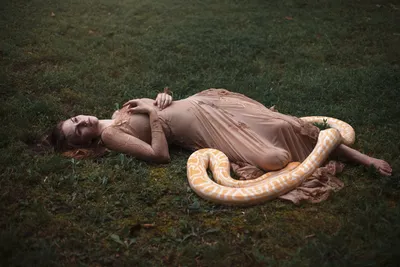Девушка-змея боди-арт | Body art photography, Body art painting, Body  painting