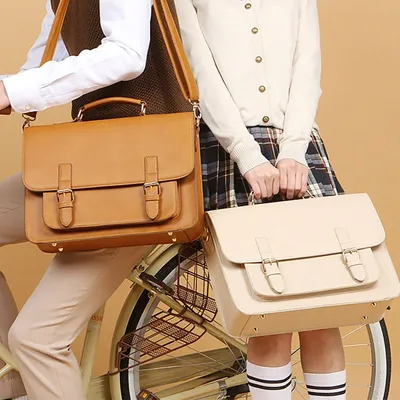 Модная женская кожаная сумка в британском стиле, портфель для мужчин, сумка  для ноутбука, кожаная школьная сумка для девочек, сумки для учебы, сумка на  плечо для мальчиков, новинка 2023 | AliExpress