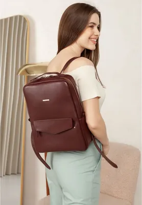 Женская сумка - портфель Voila 782313 классическая модель бежевого цвета  купить в intersumka.ua
