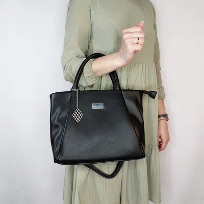 Parfois ❤ женская сумка-портфель нейлоновый черный цвет, размер S, цена  149.99 BYN
