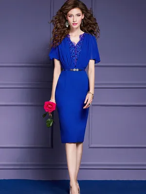 Элегантные женские деловые шикарные офисные платья-карандаш для женщин,  роскошные летние вечерние деловые платья с бисером | AliExpress