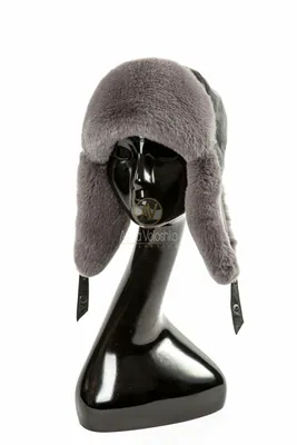 Женская меховая шапка ушанка из кролика - Kaminsky Store