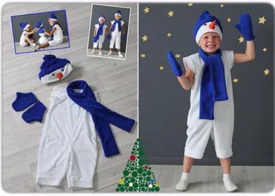 Купить костюм детский ОмЗЭТ карнавальный \"Снеговик\", рост 98, цены на  Мегамаркет | Артикул: 100030240998