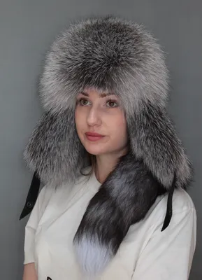 Женская шапка из меха чернобурки \"Барбара\"