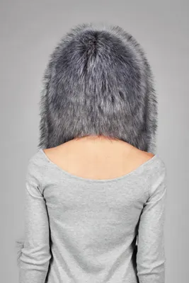 Серая шапка с помпоном - Интернет-магазин шапок Zeneva: женские шапки из  кашемира