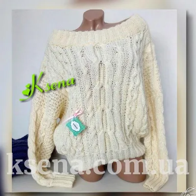 Вязаные свитера женские в полоску спицами оверсайз 100% хлопок ,42/46,  много цветов (ID#1474575095), цена: 845 ₴, купить на Prom.ua