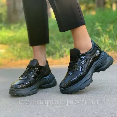 Купить Модные кроссовки женские натуральные кожаные чёрные 36 37 38 39 40,  цена 1755 грн — Prom.ua (ID#1263177805)
