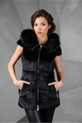 Жилетка из норки - стильная и модная вещь в гардеробе женщины - DianaFurs