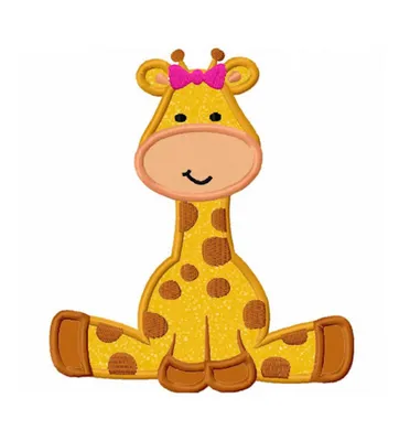 Жираф — раскраска для детей. Распечатать бесплатно.