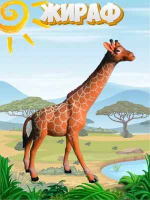 Страница Цвета Жирафа Для Детей Игра на листе Giraffe Coloring или страница  для раскрашивания карикатур на жирафе Иллюстрация вектора - иллюстрации  насчитывающей смешно, расцветка: 159319297