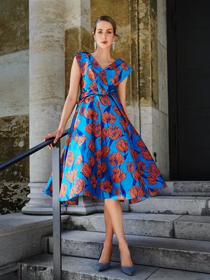 Выкройка Платье коктейльное из Burda Moden 7/1957: купить выкройки, пошив и  модели | Burdastyle