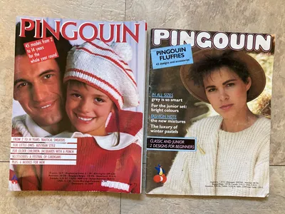 Vintage Pingouin Knitting Pattern Magazine Knits for Men - Etsy India