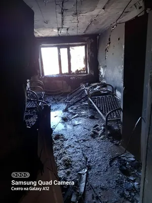 Благовещенск | Появилось жуткое фото сгоревшей комнаты в студенческом  общежитии Благовещенска - БезФормата