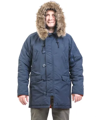 Зимняя Куртка Парка «Аляска» синяя Купить В Розницу Дешево В Интернет С  Доставкой Почтой Наложенным Платежом