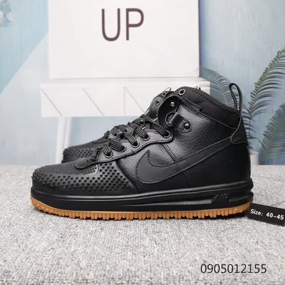 Зимние кроссовки Nike Air Jordan 1 High черные с фиолетовым купить